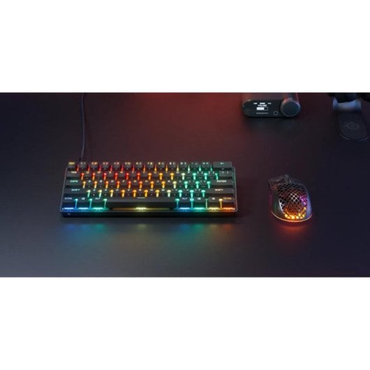 Teclado mecánico SteelSeries Apex Pro Mini Gen 3 Layout EN retroiluminado RGB 60%