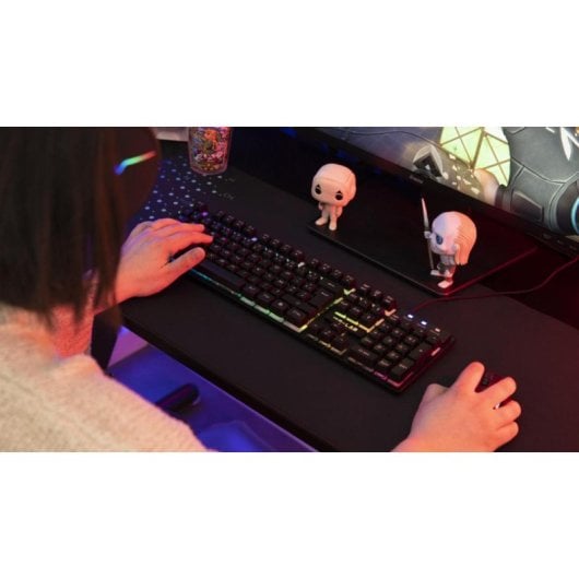 Tastiera a membrana The G-Lab KEYZ CAESIUM Layout ES retroilluminata RGB