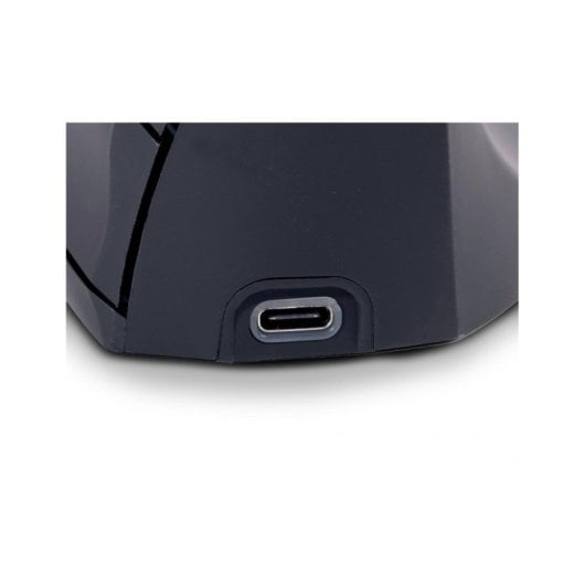 Ratón Urban Factory Ergo Next inalámbrico RF Wireless USB-C 1600 DPI negro diseño vertical recargable zurdos