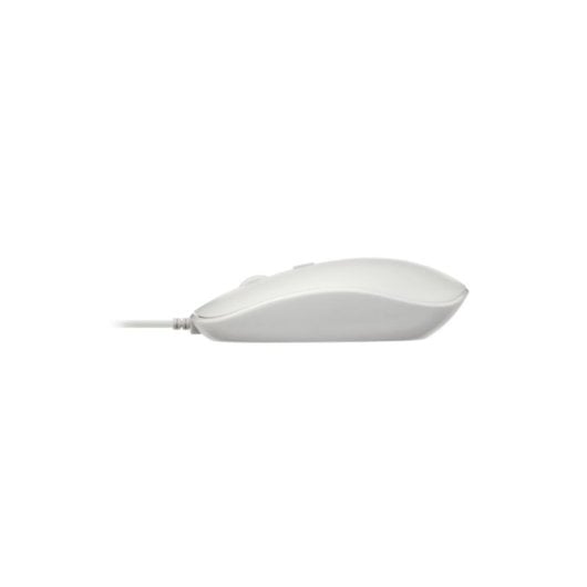 Ratón V7 MV3000UUSB Blanco USB 1600 DPI Perfil Bajo Ambidiestro Clic Silencioso