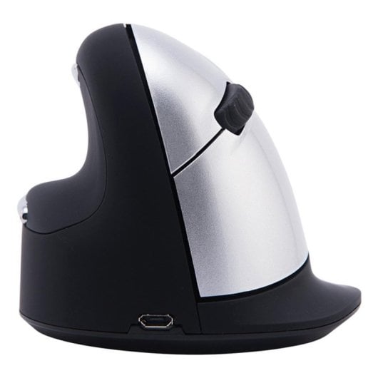 Ratón R-Go HE Break Bluetooth RF Wireless 2500 DPI Negro LED Ergonómico Zurdos