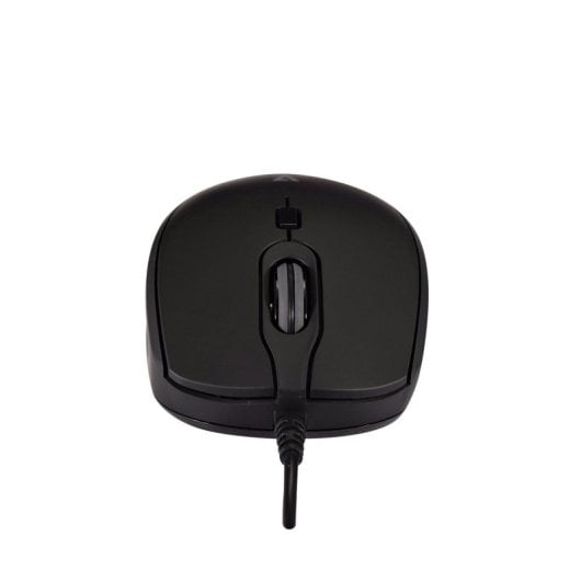 Ratón V7 MU350 USB cableado 2500 DPI negro silencioso ambidiestro