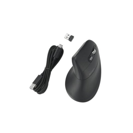 Ratón Kensington Pro Fit Ergo MY630 EQ Inalámbrico RF Bluetooth 2400DPI Negro Vertical Recargable