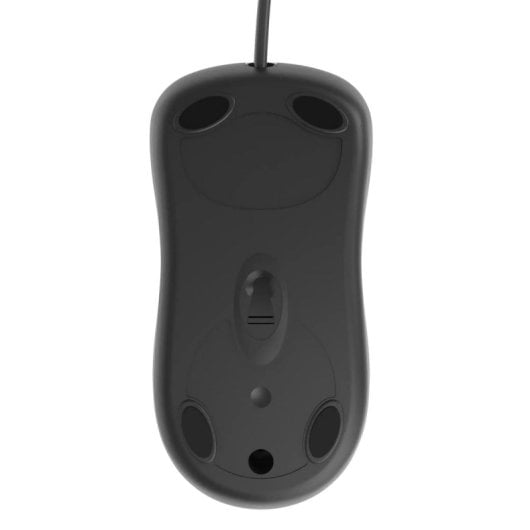 Ratón Microsoft Basic Óptico USB ambidiestro negro plug-and-play