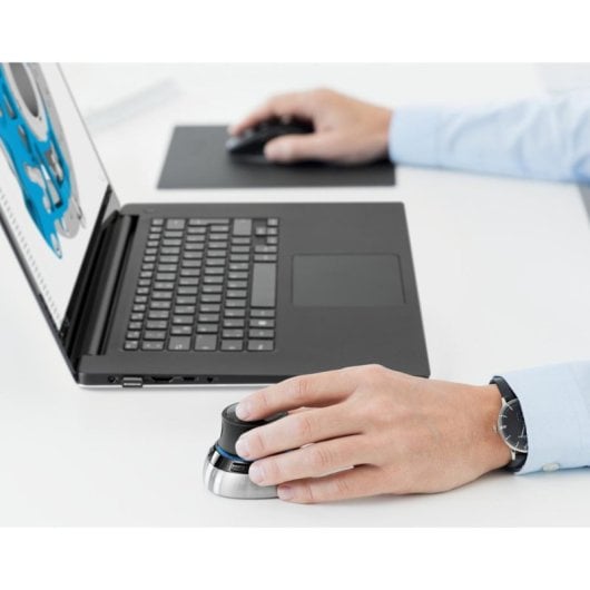 Mouse 3Dconnexion SpaceMouse Wireless Kit 2 Wireless Bluetooth USB Type-A Nero Ergonomico Programmabile Ricaricabile