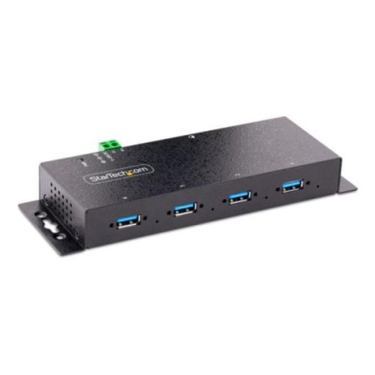 Hub USB 3.0 Industrial Startech 4 Puertos 5Gbps Montaje en Pared/Escritorio/DIN