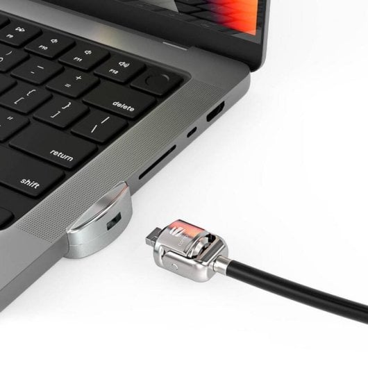 Candado Compulocks MBPR14LDG01KL Negro Plata para MacBook Pro 14" Latch