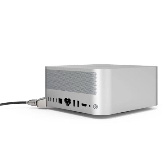 Candado Compulocks Ledge Kensington con Llave Negro Plata para Mac Studio