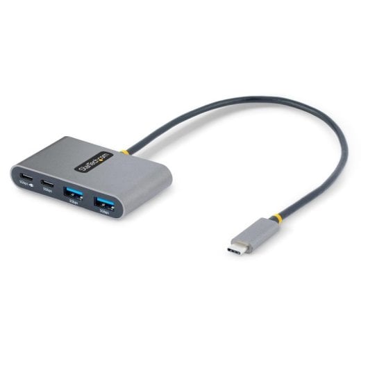 Hub USB-C StarTech 4 Puertos 2x USB-A 2x USB-C 5Gbps Power Delivery 100W Gris
