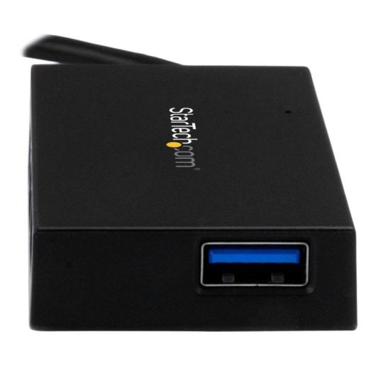 Hub USB-C StarTech 4 Puertos USB 3.2 Gen 1 5Gbps Negra Alimentación 20W