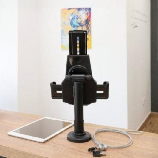 Soporte antirrobo tablet TooQ AISATV0432 mesa o pared acero negro universal