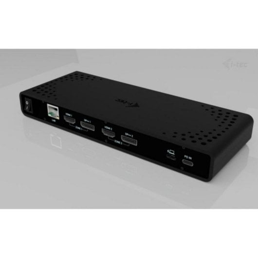 Estación de acoplamiento i-tec Universal Dual 4K Power Delivery 85W 2HDMI 2DP USB-C LAN Negro