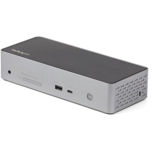 Docking station USB-C StarTech.com Mini Replicador 4 Monitores DP HDMI 4K 60Hz PD 100W Preto Cinzento