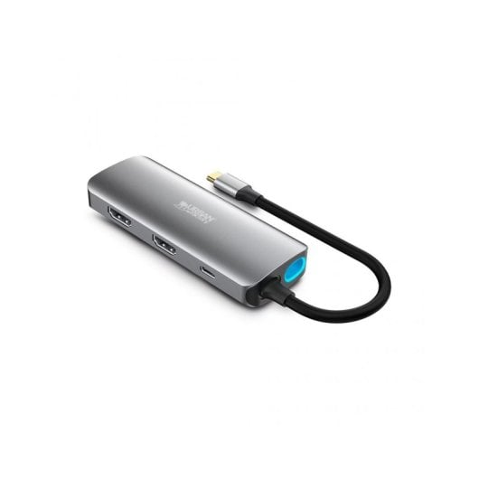 Hub Urban Factory MHC55UF USB Type-C 100 W HDMI 2x Gigabit Ethernet Grau