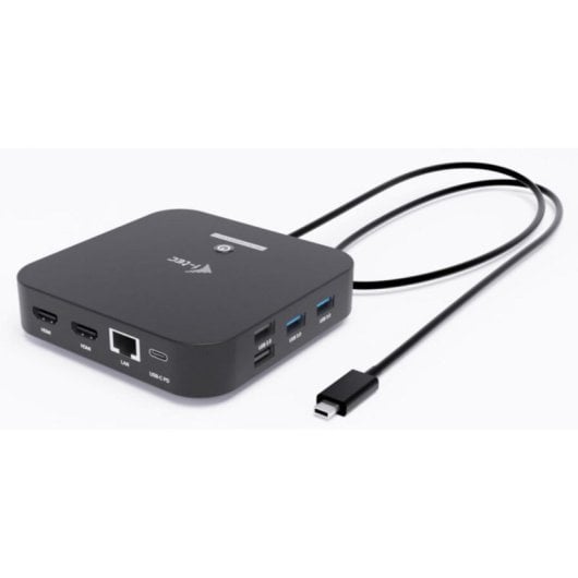 Estação de acoplamento i-tec C31DUALHDMIDOCKPD100W USB-C Dual HDMI 100 W Preta