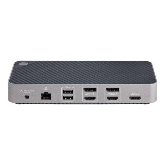 Dockingstation StarTech.com USB-C Triple 4K 5x USB 3.2 Gen2 HDMI DP 100W PD Thunderbolt 3/4 Silber