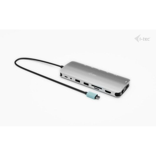 Dock USB-C i-tec Metal Nano 3x Display HDMI USB-C 140W Ethernet Lettore SD Grigio
