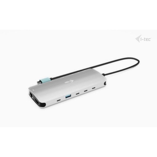 Dock USB-C i-tec Metal Nano 3x Display HDMI USB-C 140W Ethernet Lettore SD Grigio