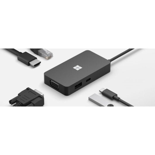 USB-C Travel Hub Microsoft 1E4-00002 Schwarz HDMI RJ-45 USB-C USB-A VGA 99,2 g
