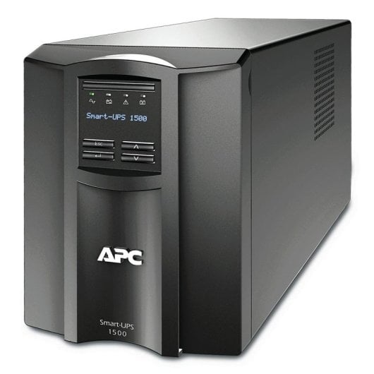 SAI Line-Interactive 1500VA 1000W LCD APC SMT1500IC Mini Tower con gestión web