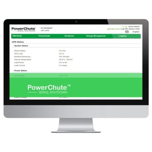 SAI Line-Interactive 1500VA 1000W LCD APC SMT1500IC Mini Tower con gestión web