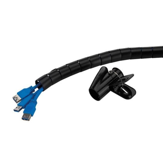 Kabelorganisator Neomounts ADS06-142BL Schwarz Kunststoff 25 mm x 2000 mm für Schreibtisch