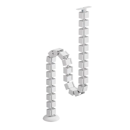 Kabelorganisator Neomounts ADS06-130WH modular flexibel weiss mit Schraubbefestigung