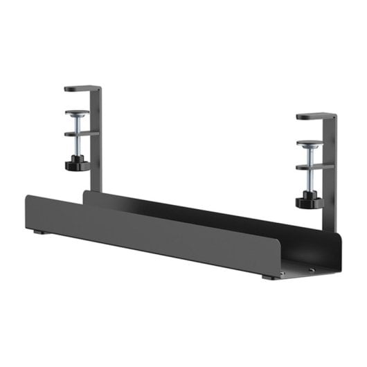 Bandeja para cables Neomounts ADS07-121BL universal acero negro 600mm abrazadera