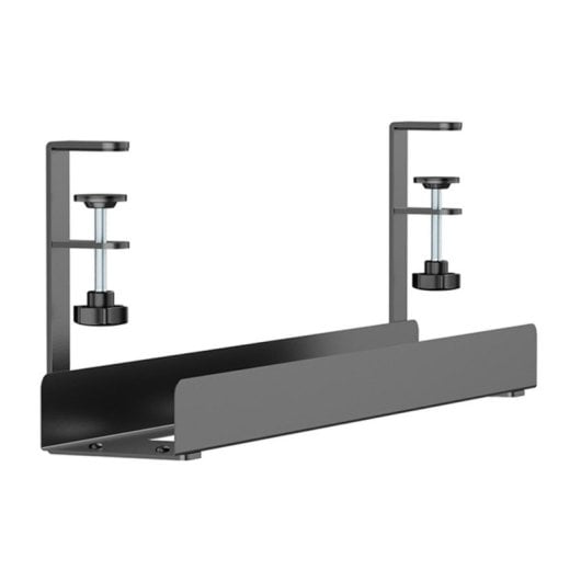 Bandeja para cables Neomounts ADS07-121BL universal acero negro 600mm abrazadera