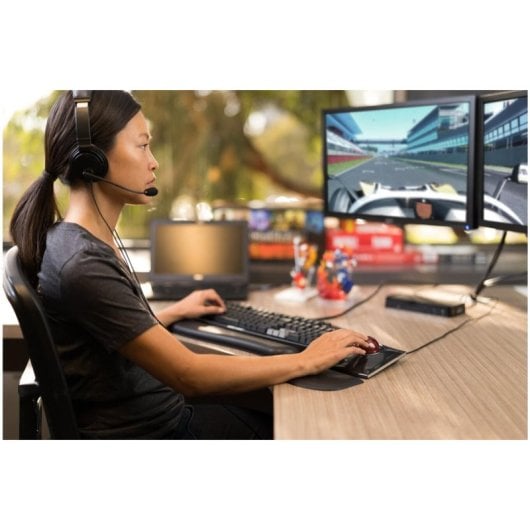 Handballenauflage Kensington ErgoSoft Gel TPU Schwarz für mechanische Gaming-Tastaturen