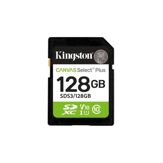 Speicherkarte Kingston Canvas Select Plus 128GB SDXC UHS-I 150 MB/s V10 U1