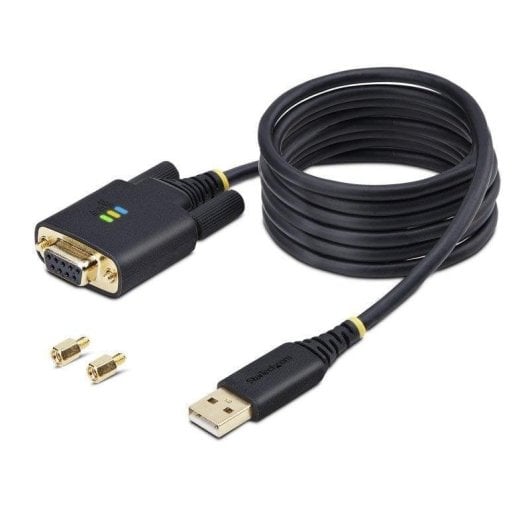 StarTech 1P6FFCN-USB-SERIAL cable de serie Negro USB tipo A DB-9