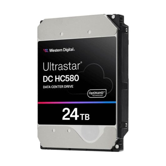 Disco Duro Western Digital 24TB HDD 7200rpm Ultrastar DC HC580 SATA 512MB Enterprise