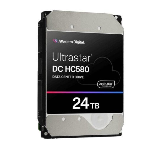 Disco Duro Western Digital 24TB HDD 7200rpm Ultrastar DC HC580 SATA 512MB Enterprise