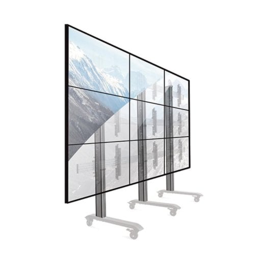 Coluna B-Tech BT8380-060/B V3 preta compatível BT8380-BASE/FFB/FSB/SHB 160x70x600mm