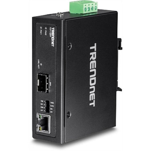 Convertidor de medios Trendnet TI-F11SFP 1000 Mbit/s IP30 carcasa metálica industrial