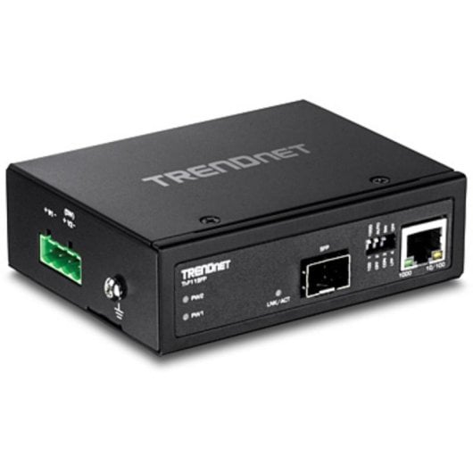 Convertidor de medios Trendnet TI-F11SFP 1000 Mbit/s IP30 carcasa metálica industrial