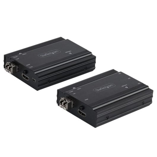 Extensor KVM HDMI StarTech 4K 60Hz TX/RX con SFP+ Multimodo hasta 500 m