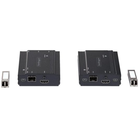 Extensor KVM HDMI StarTech 4K 60Hz TX/RX con SFP+ Multimodo hasta 500 m