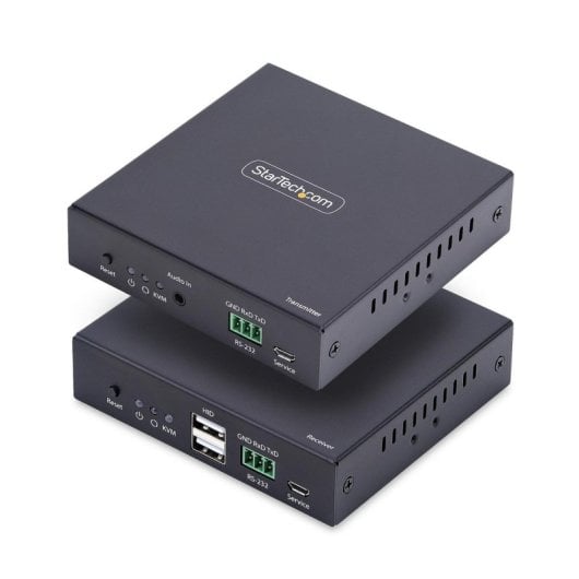Extensor KVM HDMI StarTech Kit AVoIP 4K 60Hz Cat6 Transmisor Receptor RS232 Audio