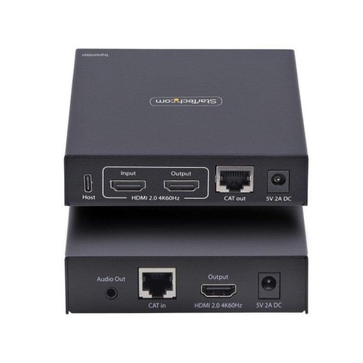 Extensor KVM StarTech HDMI AVoIP 4K 60Hz Cat6 RS232 Áudio