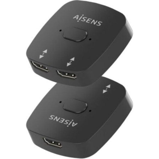 Switch HDMI Aisens 4K60Hz 2x1 Bidireccional Plug and Play LED Indicador Negro