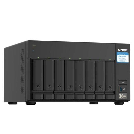 NAS Torre QNAP TS-832PX AL324 4GB DDR4 8 Bahías 2x10GbE 2x2.5GbE PCIe Hot-Swap