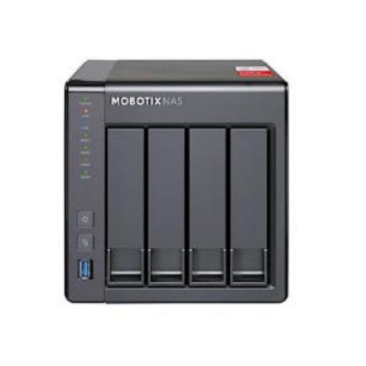 NAS torre Mobotix Intel Celeron 8GB DDR3L 4 bahías RAID 36TB max 16 canales vídeo