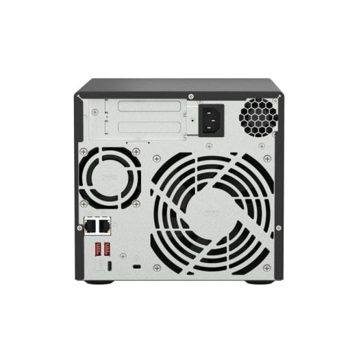 NAS Torre QNAP Ryzen Embedded V1500B 8GB DDR4, Bundle TS-473A + QSW-1105-5T, 2x2.5GbE, Soporte M.2, RAID avanzado
