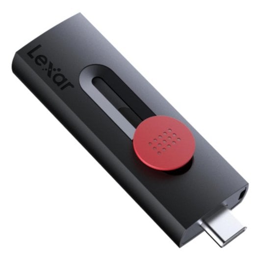 Pen drive Lexar JumpDrive D300 128GB USB Type-A/Type-C 130 MB/s Preto Slide