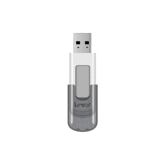 Clé USB Lexar JumpDrive V100 64GB USB 3.2 Gen 1 Cap Gris Blanc