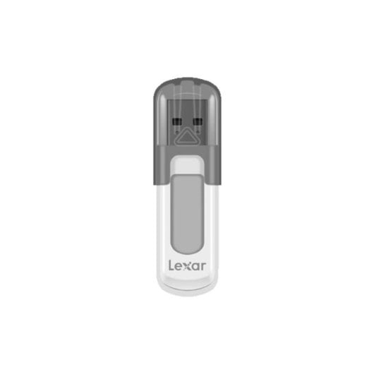 Clé USB Lexar JumpDrive V100 64GB USB 3.2 Gen 1 Cap Gris Blanc