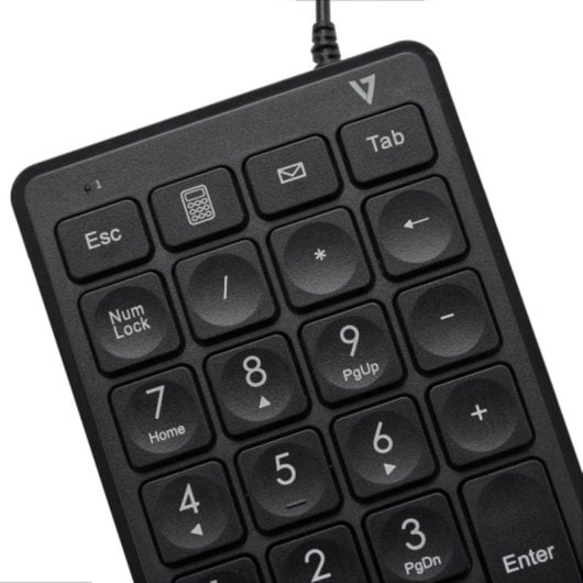 Tastiera numerica a membrana V7 KP350 Layout IT 22 tasti USB per notebook/PC
