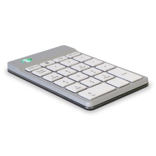 Teclado numérico de tijera R-Go Numpad Break Bluetooth Blanco ultrafino con indicador de pausas